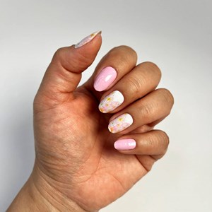 Vernis autocollant blossom touch - manucure facile longue tenue Rose floral