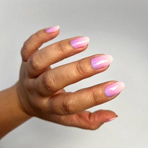 Vernis autocollant ombre lilac - manucure facile longue tenue Babyboomer violet