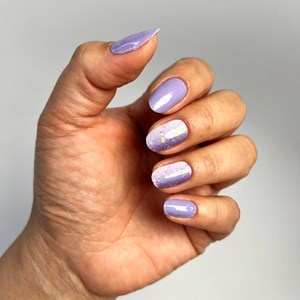 Vernis autocollant violet dust - manucure facile longue tenue Violet poudré