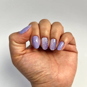 Vernis autocollant violet dust - manucure facile longue tenue Violet poudré