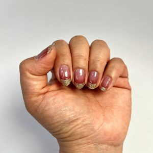 Vernis autocollant french sparkle - manucure facile longue tenue French pailletée