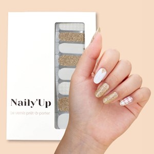 Vernis autocollant interstellar - manucure facile longue tenue Or stellaire