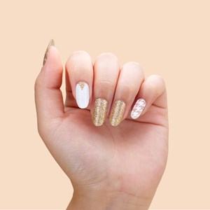 Vernis autocollant interstellar - manucure facile longue tenue Or stellaire