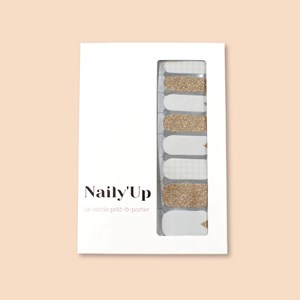 Vernis autocollant interstellar - manucure facile longue tenue Or stellaire