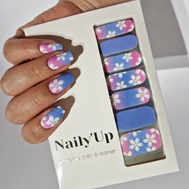 Vernis autocollant twilight blooms - manucure facile longue tenue