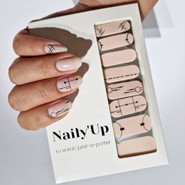 Vernis autocollant modern lines - manucure facile longue tenue