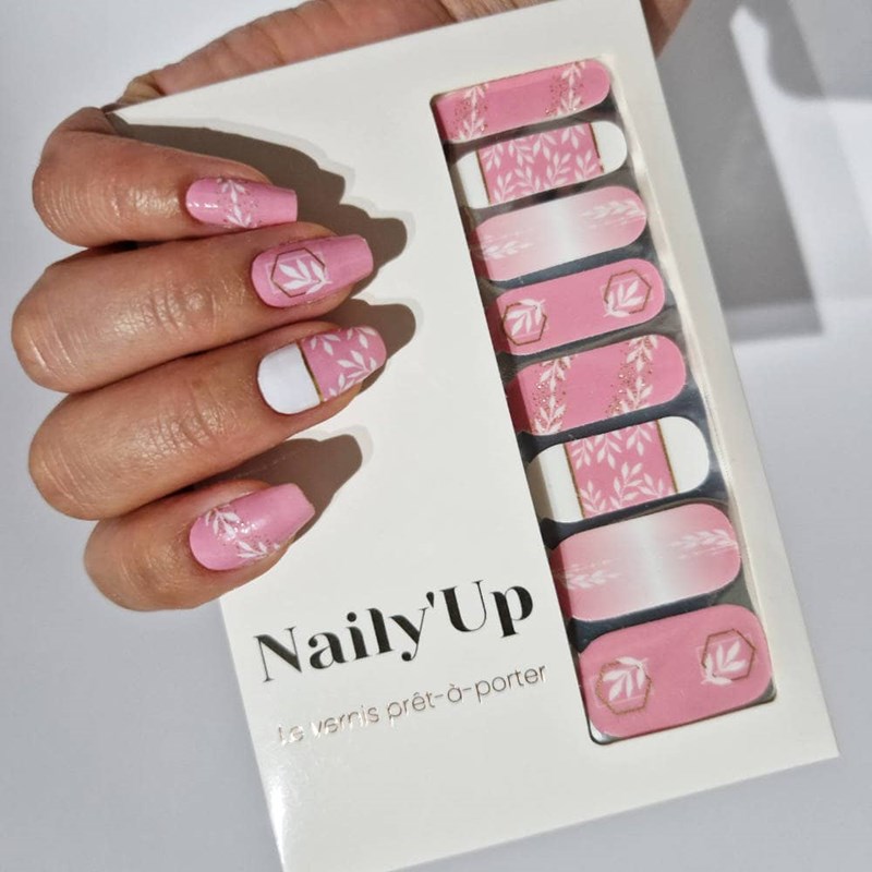 Vernis autocollant daisy lady - manucure facile longue tenue