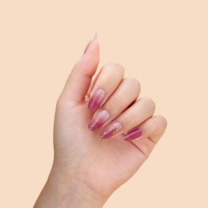 Vernis autocollant pink cloud - manucure facile longue tenue Rosé ombré