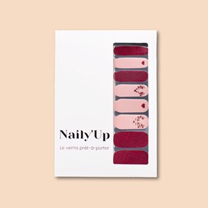 Vernis autocollant éclat de renne - manucure facile longue tenue Renne pailleté