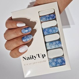 Vernis autocollant snow queen - manucure facile longue tenue