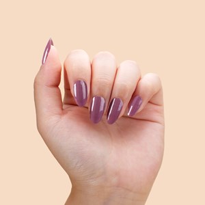 Stickers ongles en gel prune - manucure facile en gel uv Prune