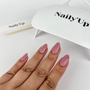 Stickers ongles en gel old rose - manucure facile en gel uv Vieux rose