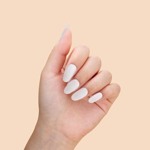 Stickers ongles en gel blanc crème - manucure facile en gel uv Creme vanille