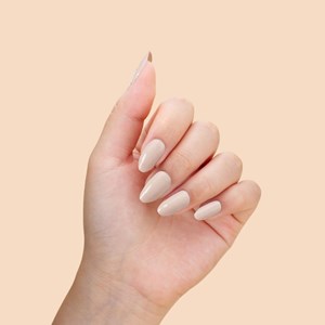 Stickers ongles en gel nude peach - manucure facile en gel uv Nude