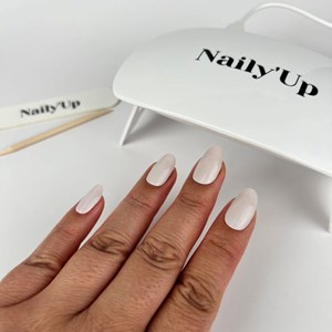 Stickers ongles en gel baby pink - manucure facile en gel uv Rose Pâle