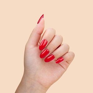 Stickers ongles en gel classic red - manucure facile en gel uv Rouge