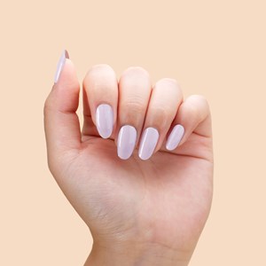 Stickers ongles en gel lilas pastel - manucure facile en gel uv Lilas