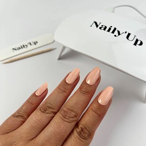 Stickers ongles en gel rose peach - manucure facile en gel uv Peche