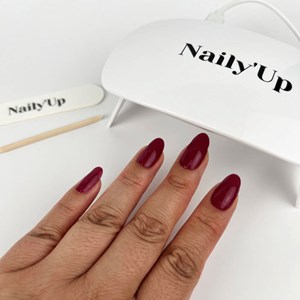 Stickers ongles en gel framboise intense - manucure facile en gel uv Framboise