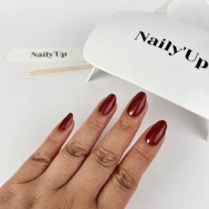 Stickers ongles en gel red pearl - manucure facile en gel uv Rouge bordeaux