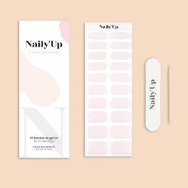 Stickers ongles en gel perle nacrée - manucure facile en gel uv