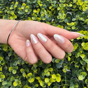 Stickers ongles en gel perle nacrée - manucure facile en gel uv Rose nacrée