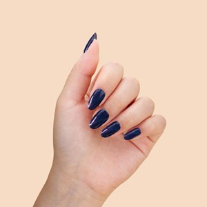 Stickers ongles en gel bleu cat eye - manucure facile en gel uv Bleu