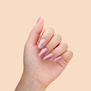 Stickers ongles en gel poussière de rose - manucure facile en gel uv Rose poudré