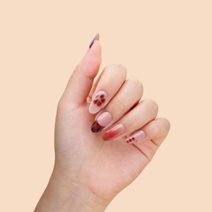 Stickers ongles en gel écaille d’automne - manucure facile en gel uv Écaille