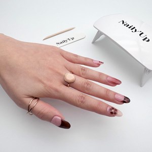 Stickers ongles en gel écaille d’automne - manucure facile en gel uv Écaille