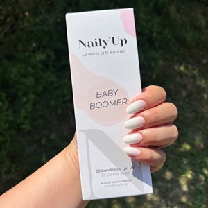 Stickers ongles en gel babyboomer - manucure facile en gel uv Babyboomer