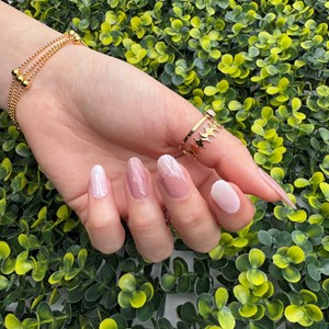 Stickers ongles en gel blush marbré - manucure facile en gel uv Blush marbré