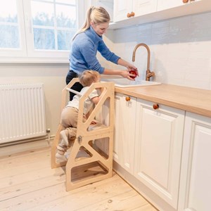 Tour d'apprentissage montessori 4-en-1 modustep - naturel