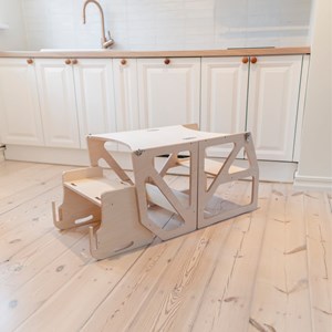 Tour d'apprentissage montessori 4-en-1 modustep - naturel