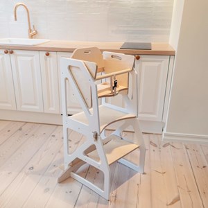 Tour d'apprentissage montessori 4-en-1 modustep - blanc