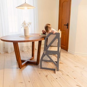 Tour d'apprentissage montessori 4-en-1 modustep - gris
