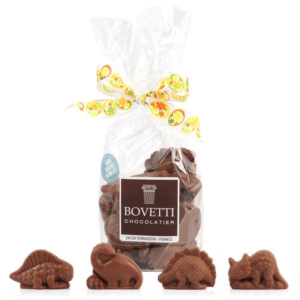 Assortiment de dinosaures en chocolat au lait - sans sucres ajoutés