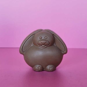 Petit lapin dodu en chocolat au lait - sans sucres ajoutés