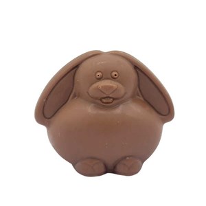 Petit lapin dodu en chocolat au lait - sans sucres ajoutés