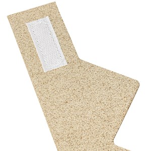 Couronne à paillettes dorée