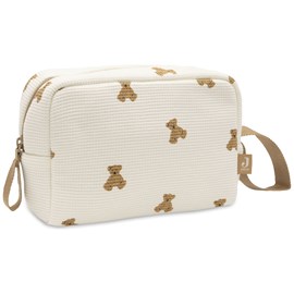 Trousse de toilette little waffle mini teddy bear