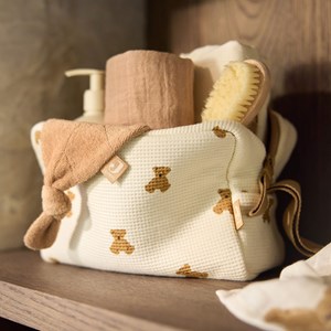 Trousse de toilette little waffle mini teddy bear