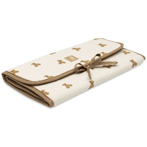 Tapis à langer nomade little waffle mini teddy bear