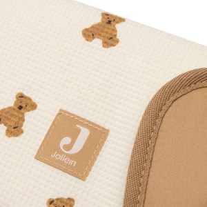 Tapis à langer nomade little waffle mini teddy bear