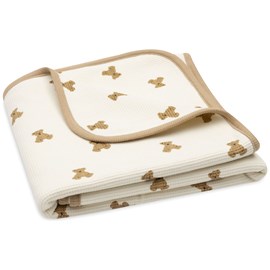 Couverture little waffle mini teddy bear (75 x 100 cm)