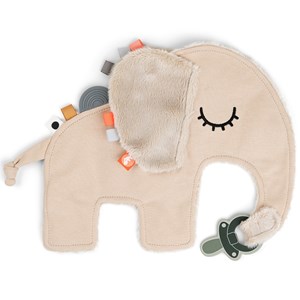Doudou attache-sucette elphee sable