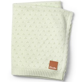 Couverture en pointelle gelato green
