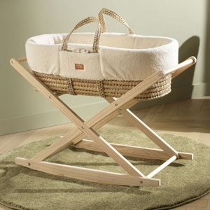 Support pour couffin en bois naturel