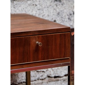 Console en métal et bois n°1256