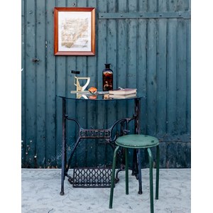 Table à machine à coudre en métal n°789